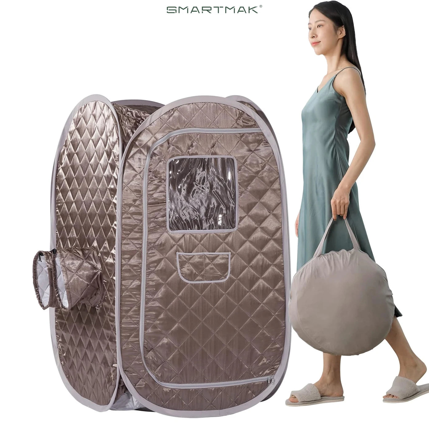 Full Body Larger Sauna Tent For Portable Bath Fold Cabin Room Not Include Steam Generator