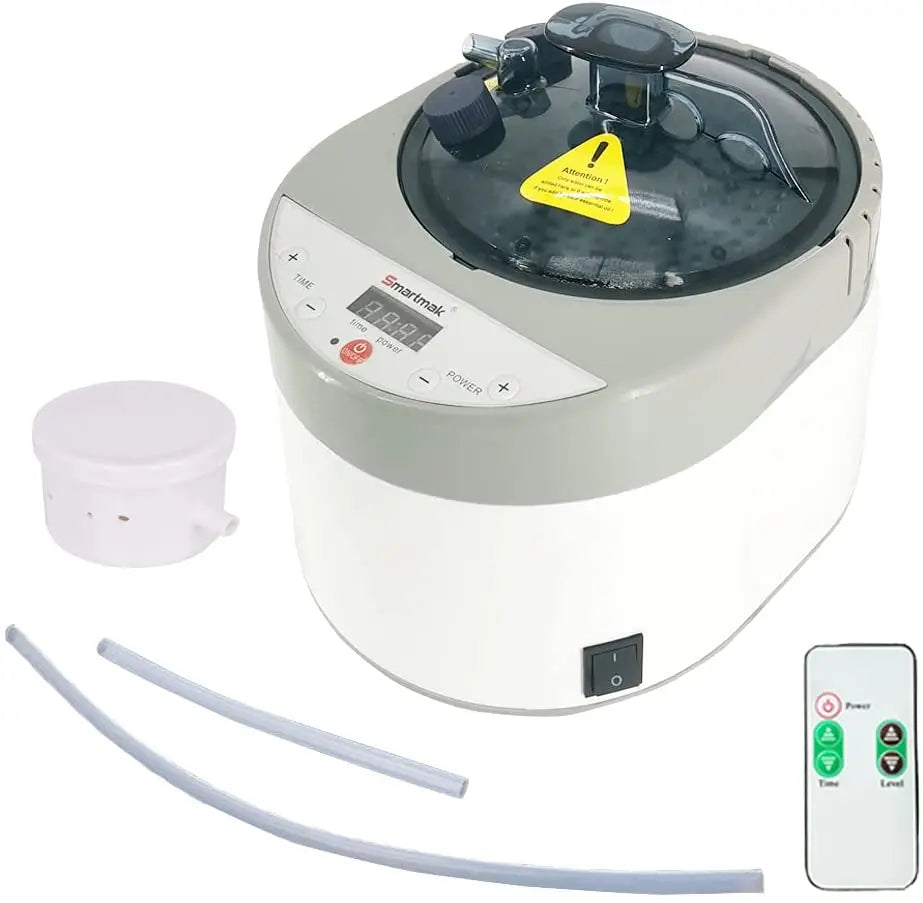 Sauna Steamer Portable 1.8L 2L 4L Upgrated Steam Pot Generator with Remote Control, Spa Machine with Timer Display