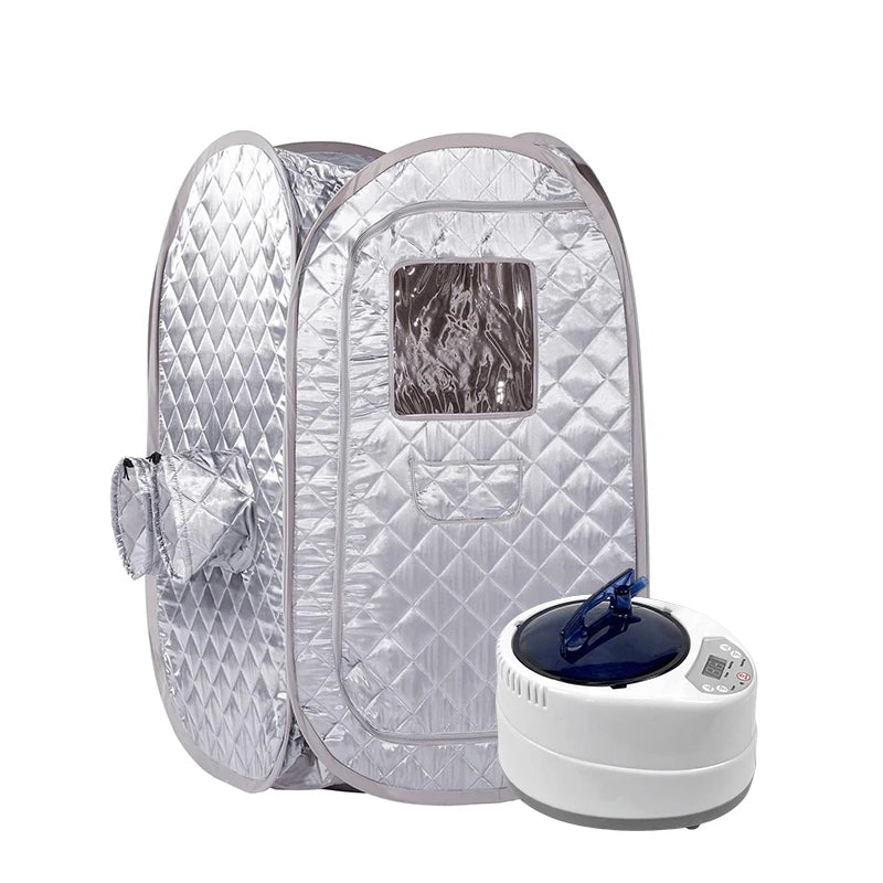 Portable Steam Sauna Tent Personal Steam Sauna SPA for Therapy with2L Steamer