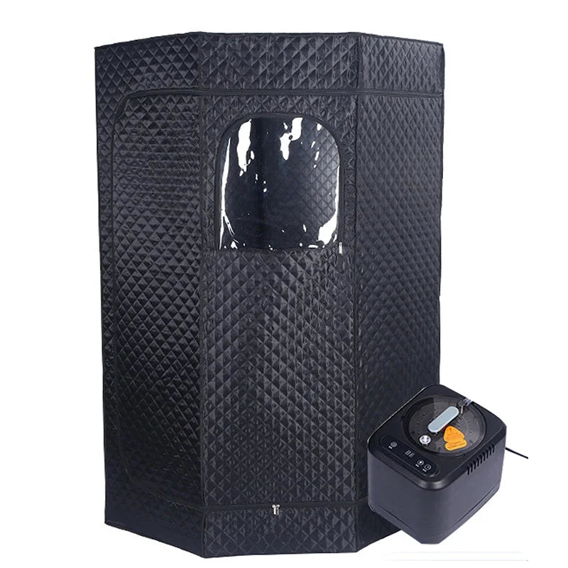 Wet Steam Heating Sauna Portable Home Spa Sauna Tent Hight 180cm with 3L Steam Pot Support