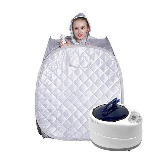Portable Sauna Set Full Body at Home Spa Hat Tent Include 3L Steamer with Remote Control