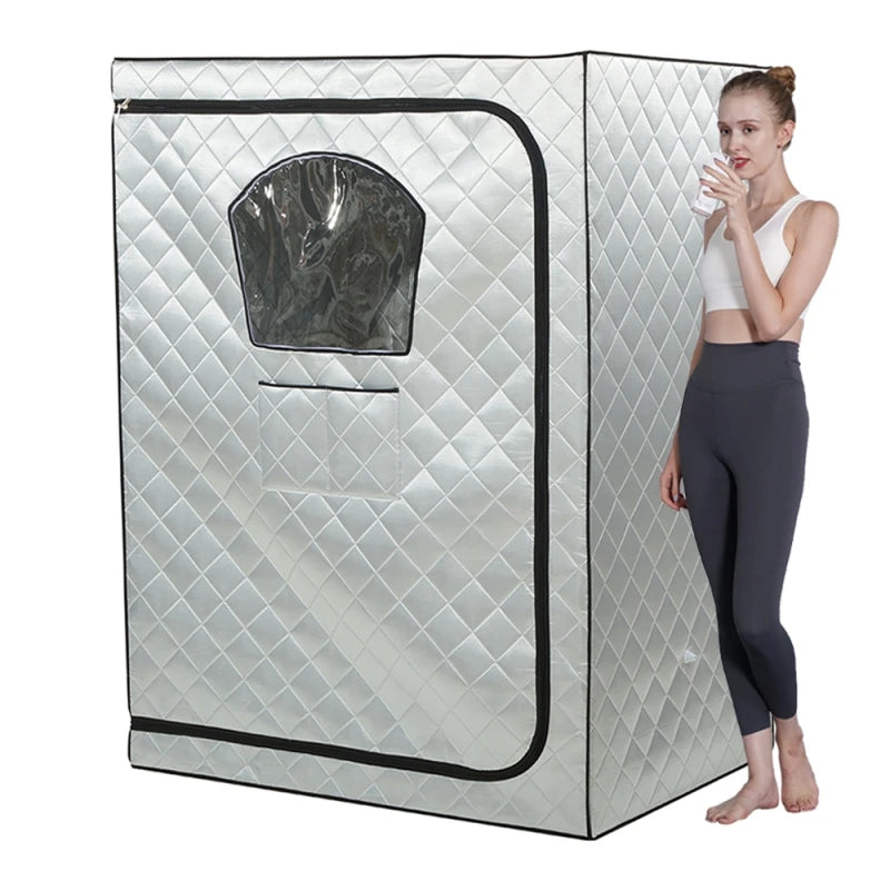 2 Person Sauna Tent Full Body Portable Steam Saunas for Home Relaxation Indoor Sauna Steam Room Personal Sauna Box for