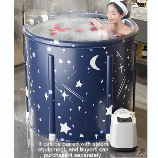 Foldable Bath Bucket PVC Material Hot Bath Ice Bath Ice Therapy Sauna Adult Bathtub Bathtubs for the Baby Large Family