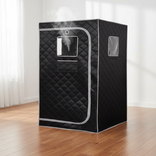 Portable Steam Sauna Two Person Whole Body Large Space Home Spa 2 Set of 4L Steamer & Chair Included